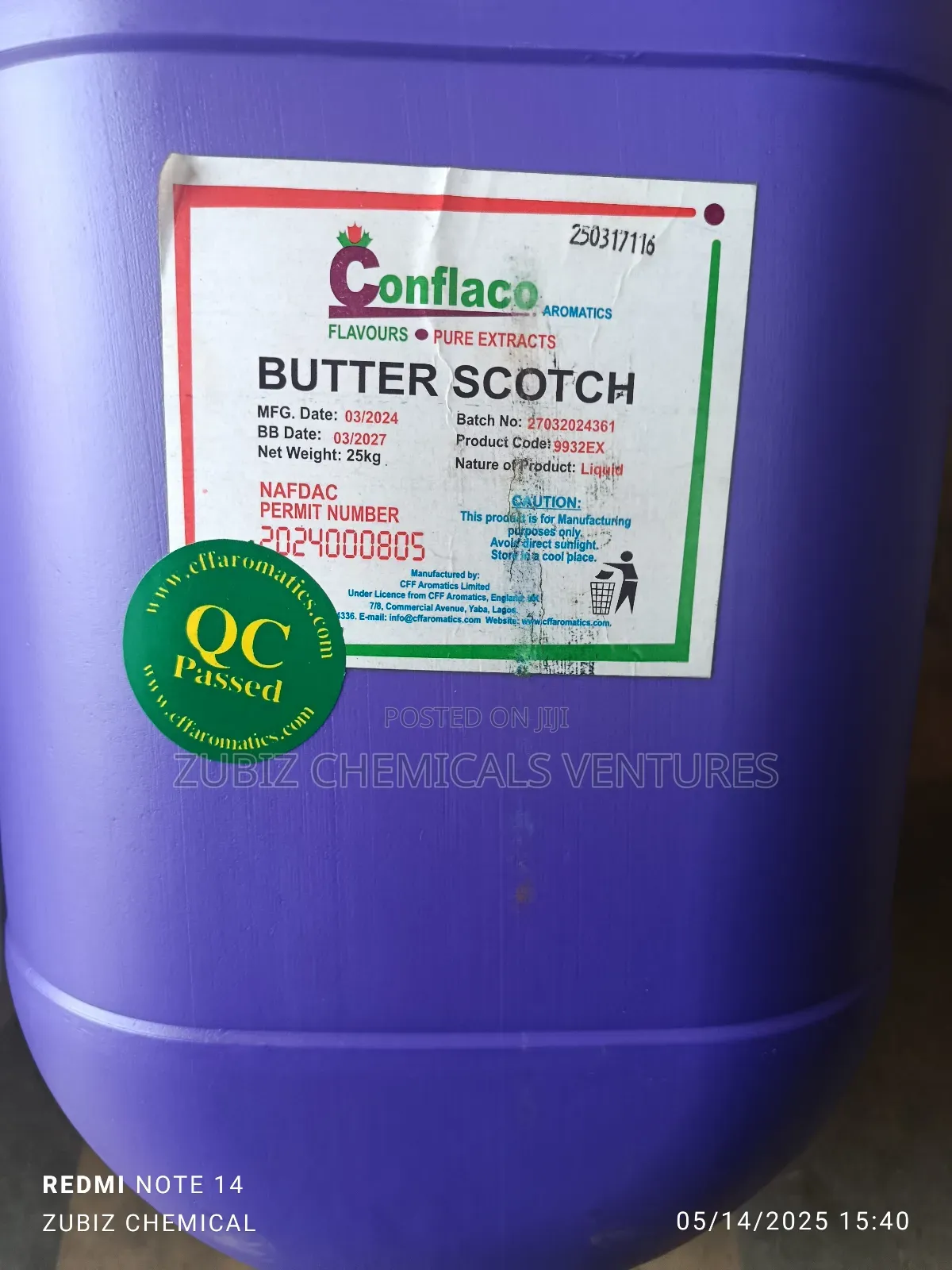 Butters Scotch 25kg