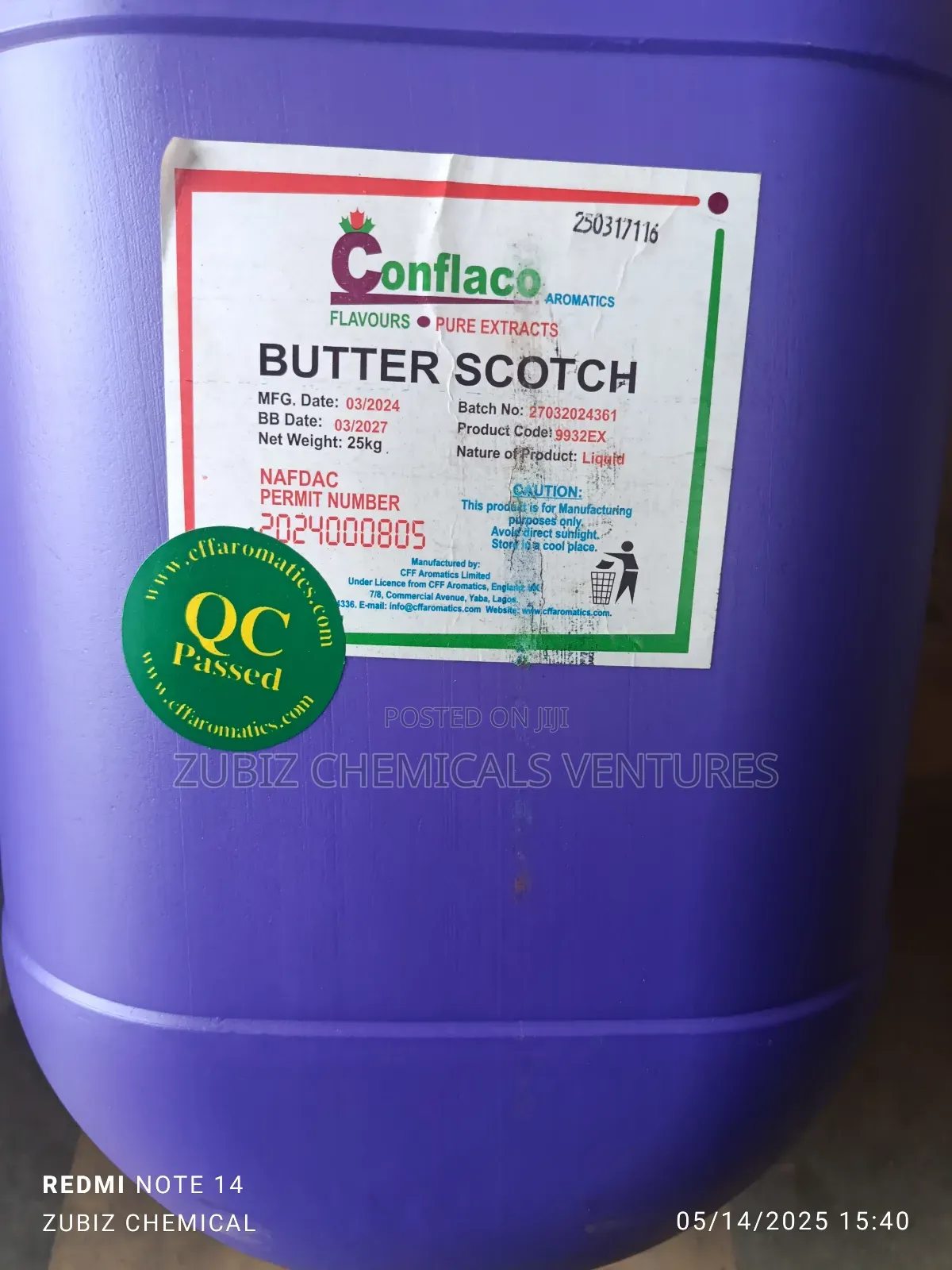 Butters Scotch 25kg