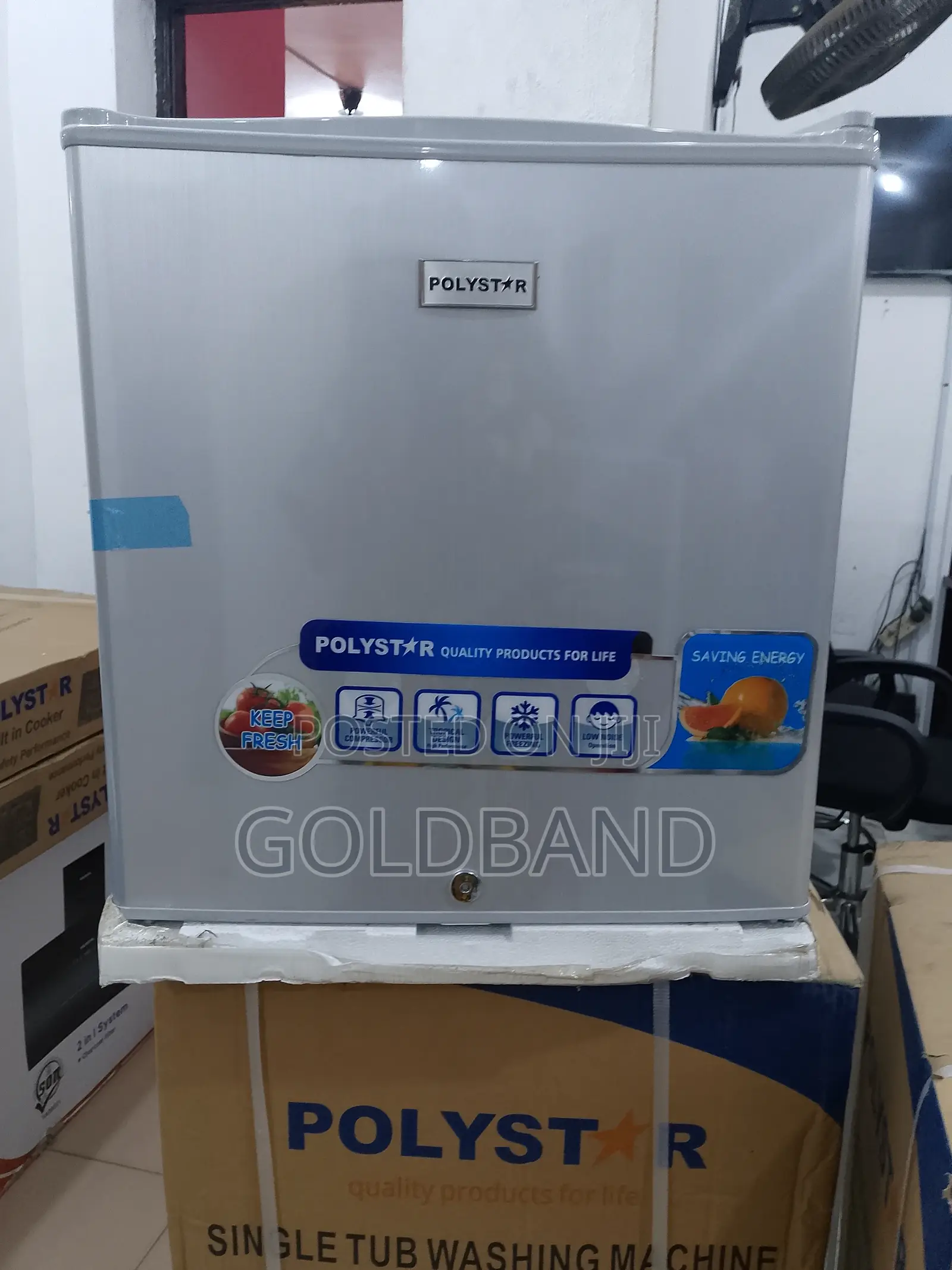Polystar 45l Mini Fridge - Space-Saving Portable
