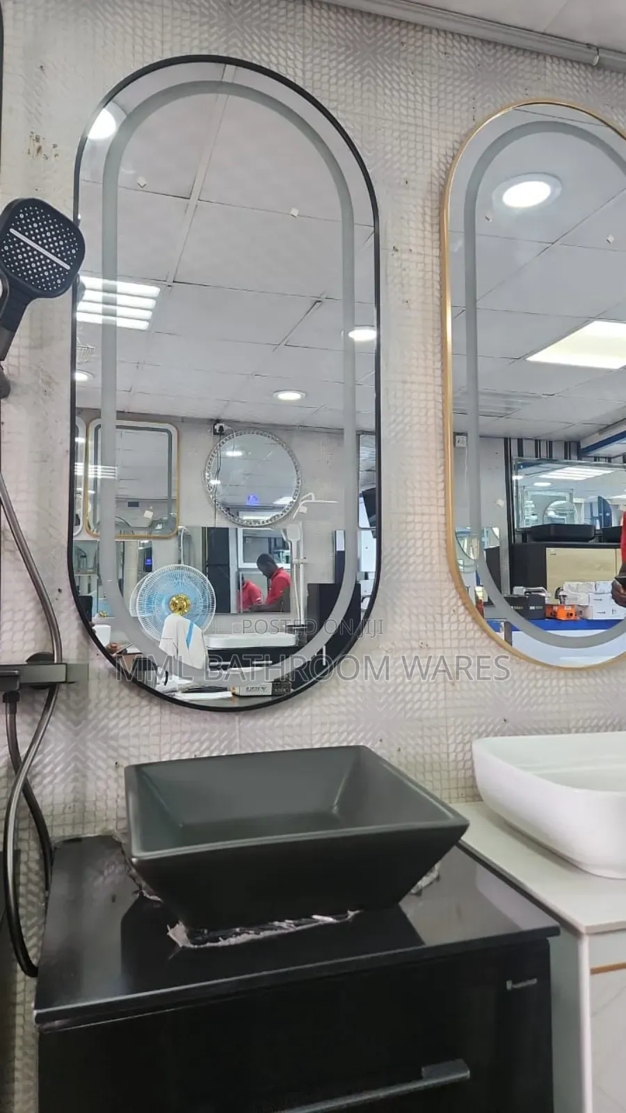 Framed Led Mirrors Size: 100x55cm