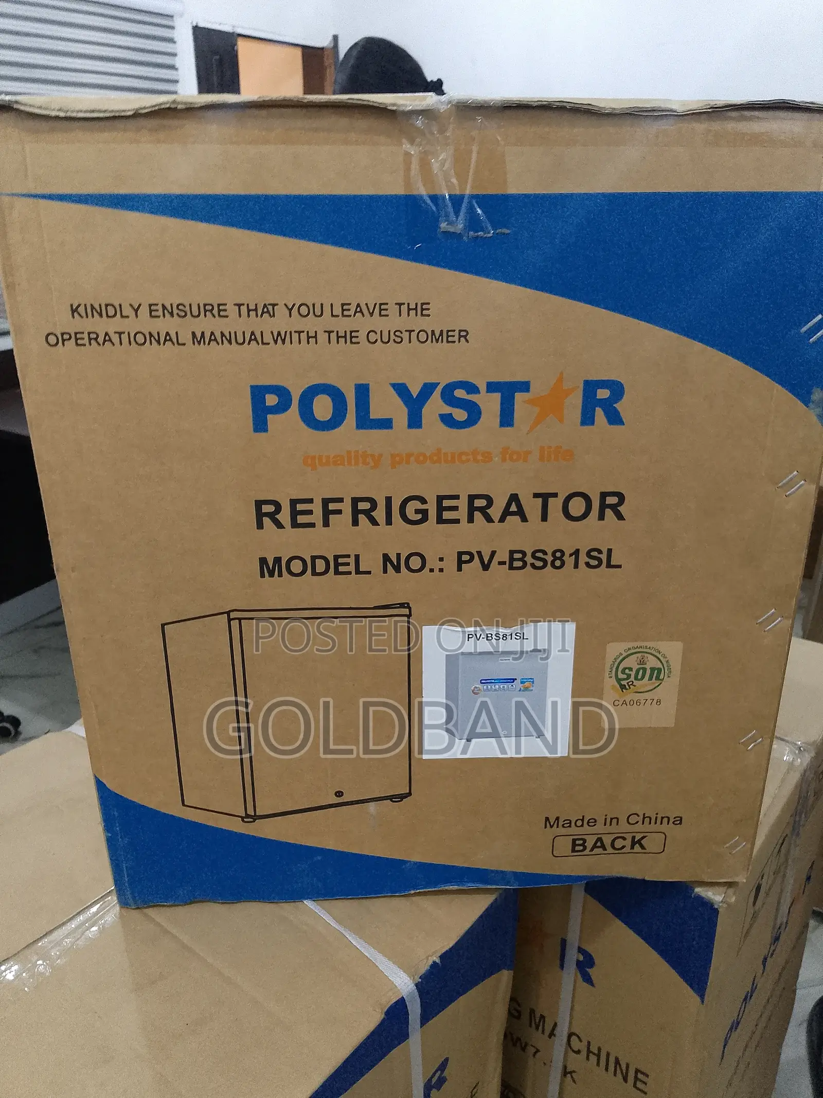 Polystar 45l Bedside Mini Fridge - Frost-Free Technology