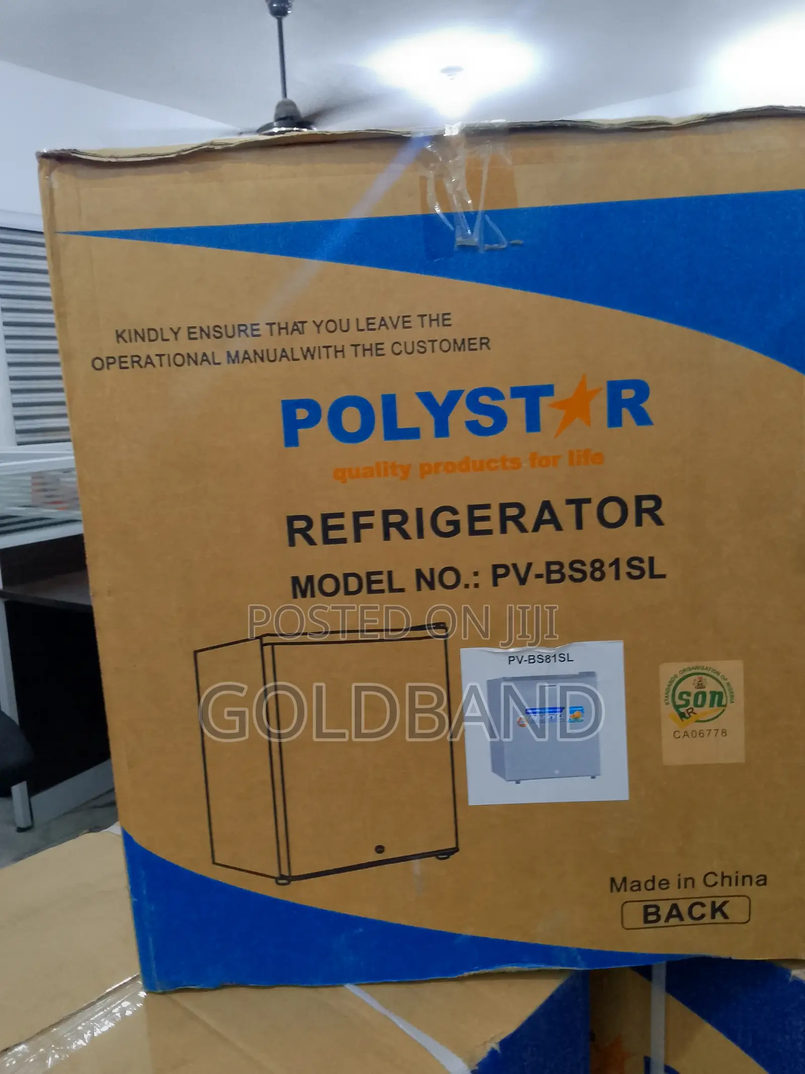 Polystar 45l Bedside Mini Fridge - Perfect for Personal Use