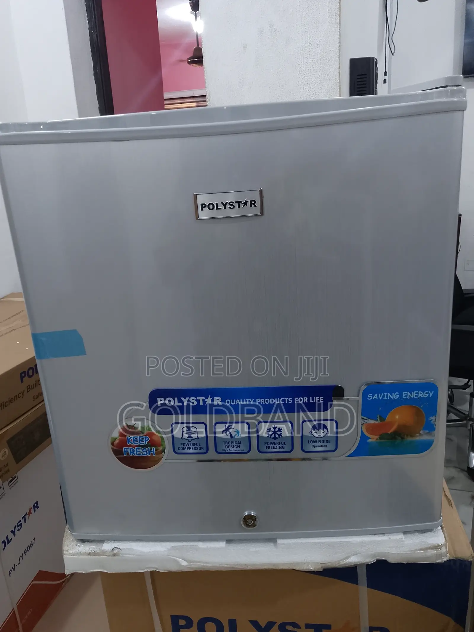 Polystar 45l Bedside Mini Fridge- Perfect for Small Kitchen
