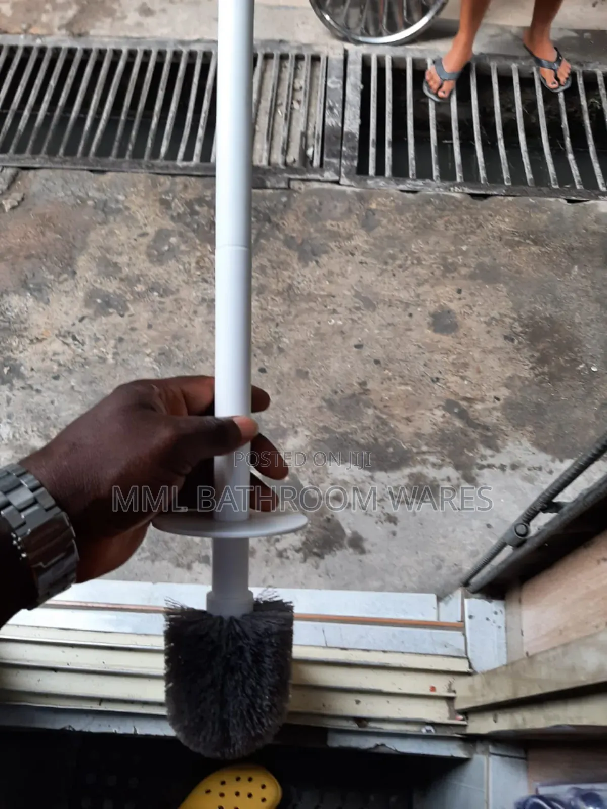 Long Handle Toilet Brush With Holder Set