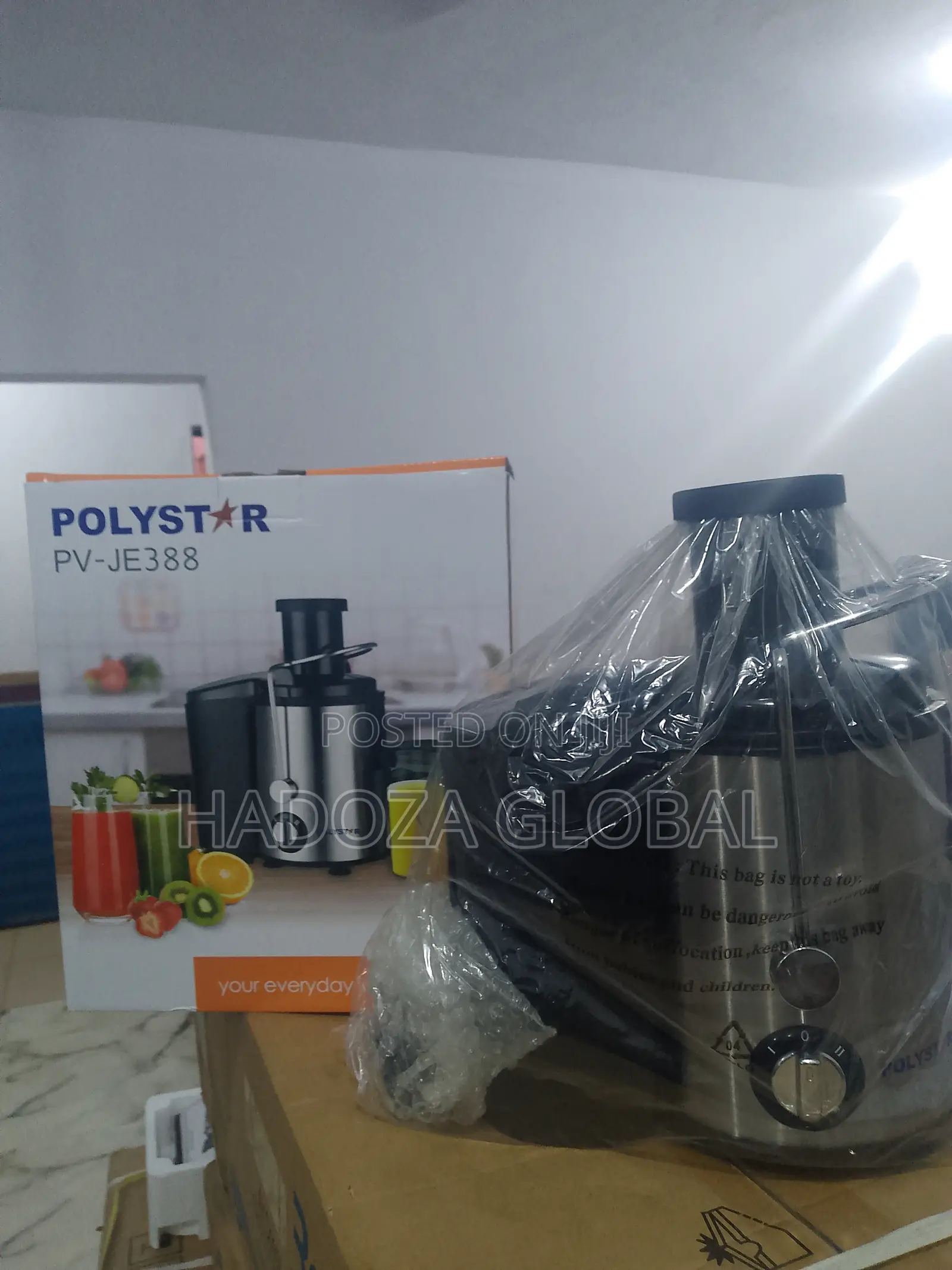 Versatile Juicer For Fruits & Veggies - Polystar - Pv-je388