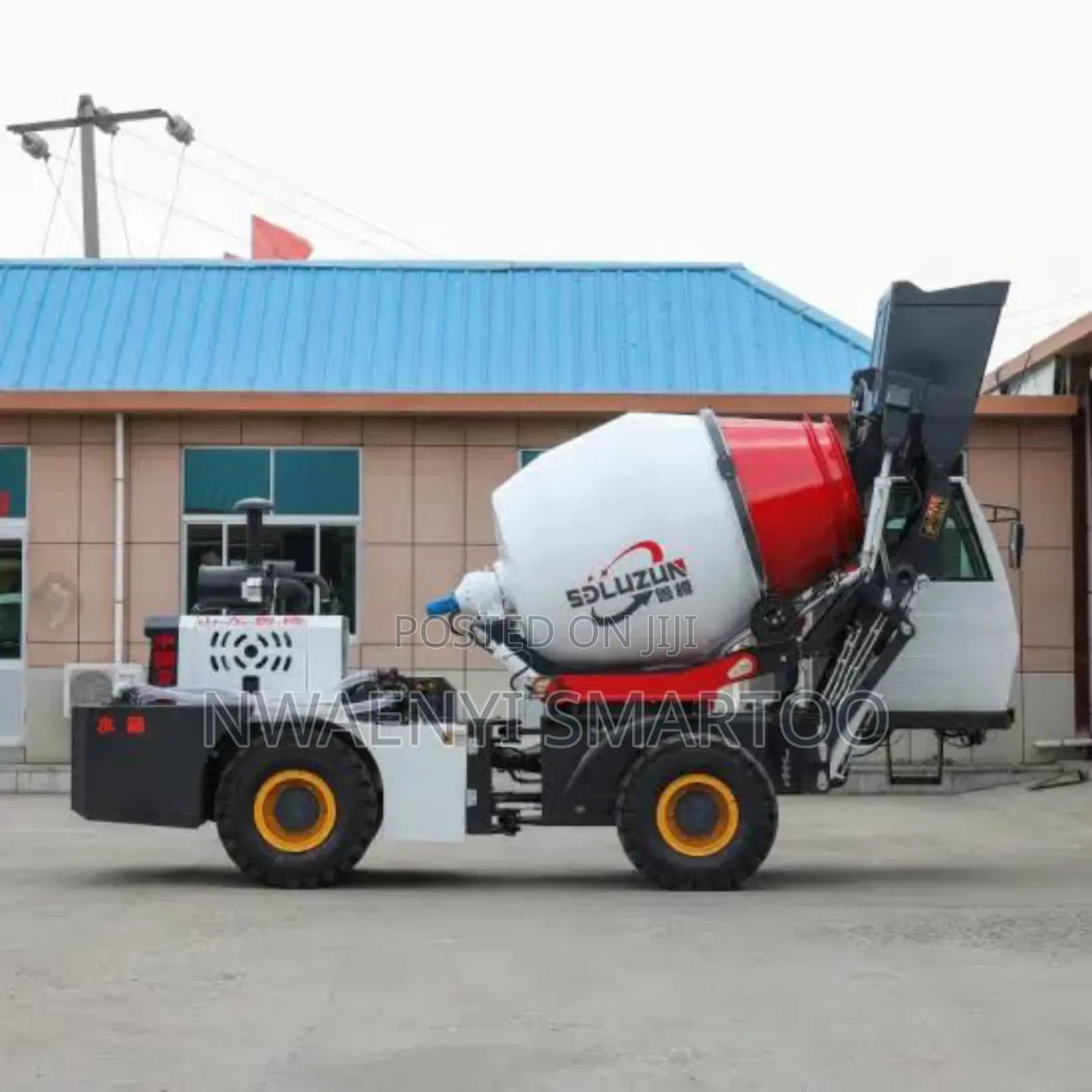 4cubic Mobile Self Load Concrete Mixer