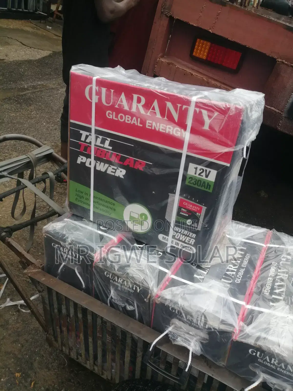 Guarantytall Tubular Battery 230ah
