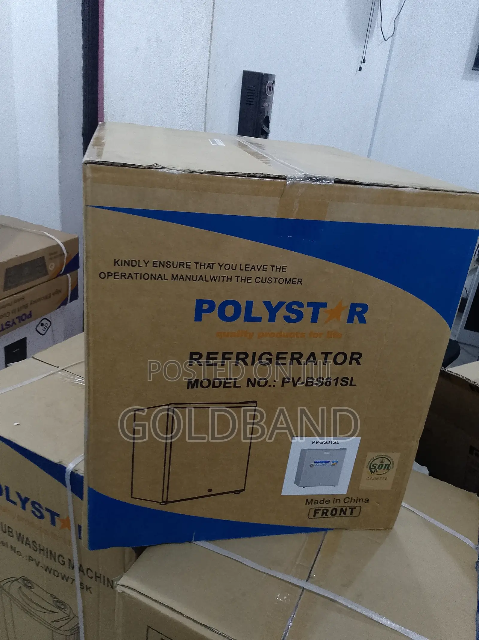 Polystar 45l Frost-Free Bedside Refrigerator Pv-Bs81sl