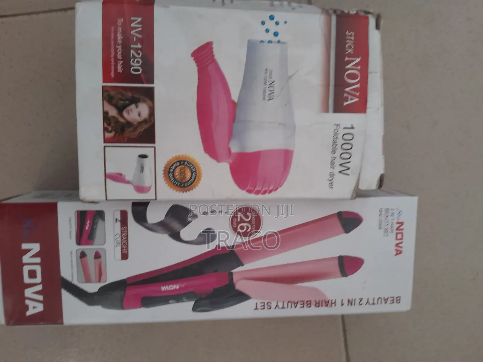Nova Hair Straightener Curler 2in1 Hair Dryer Nova