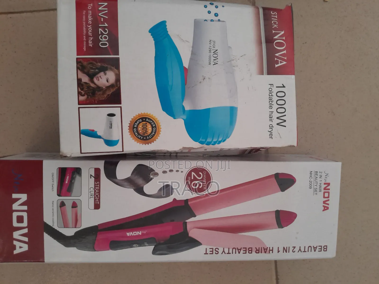 Nova Hair Straightener Curler 2in1 Hair Dryer Nova