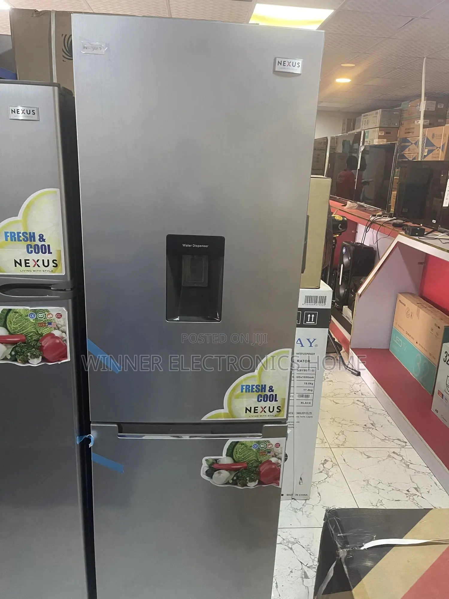 Nexus Down Freezer Refrigerator With Dispenser No-340d