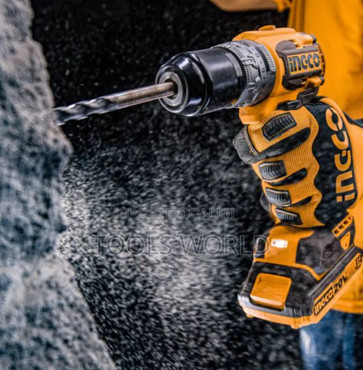 Ingco 20v Brushless Cordless Impact Drill Kit – 66nm Torque