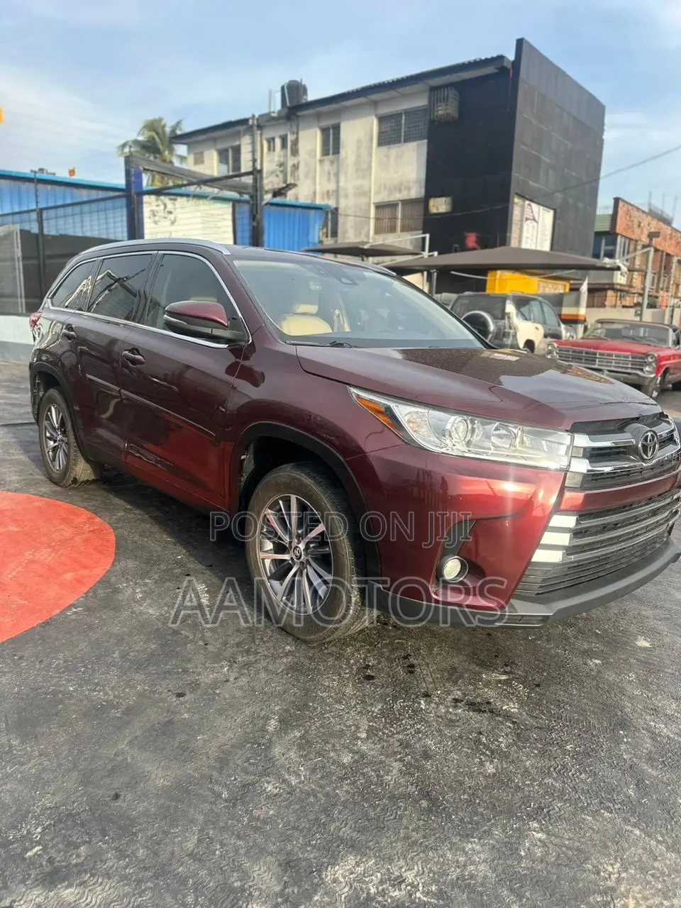 Toyota Highlander XLE 2019 Burgundy