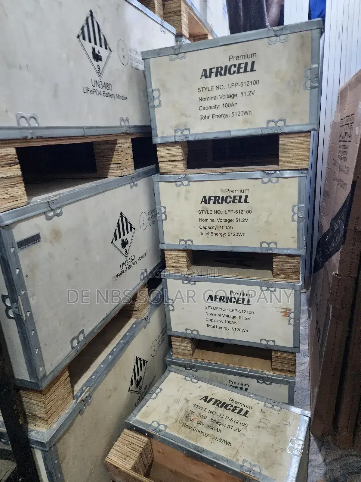 5kwh 51.2v Africell Lithium Ion Phosphate Battery