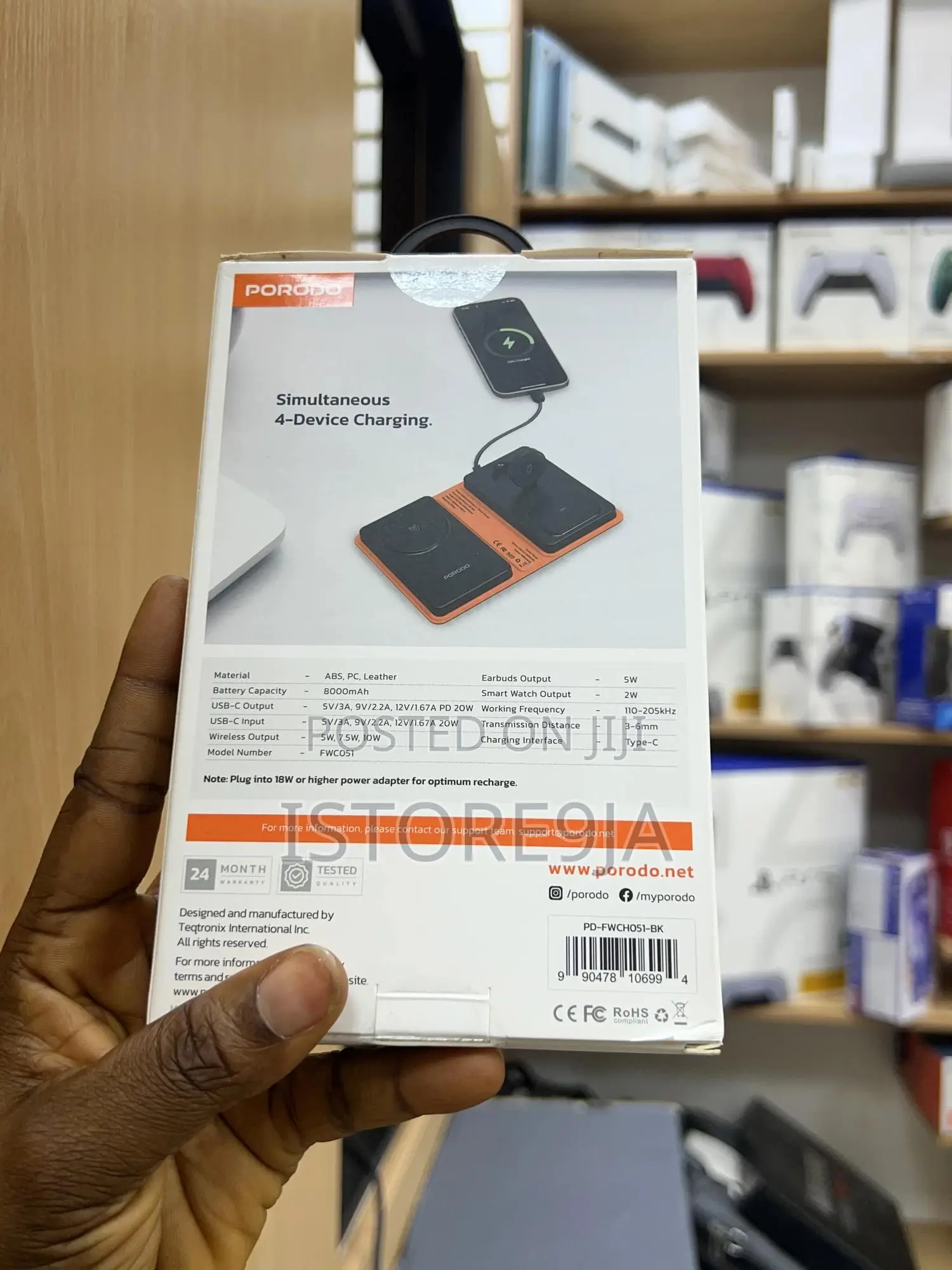 Porodo 4- Device Charger