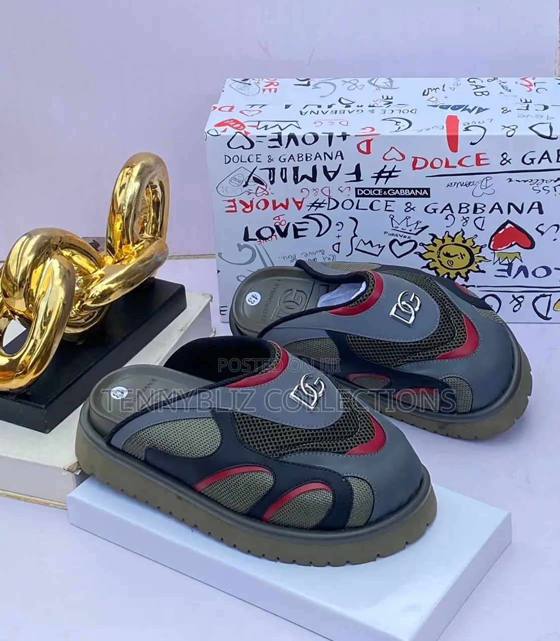 Hot Sale Latest Dolce and Gabbana Half-Shoes
