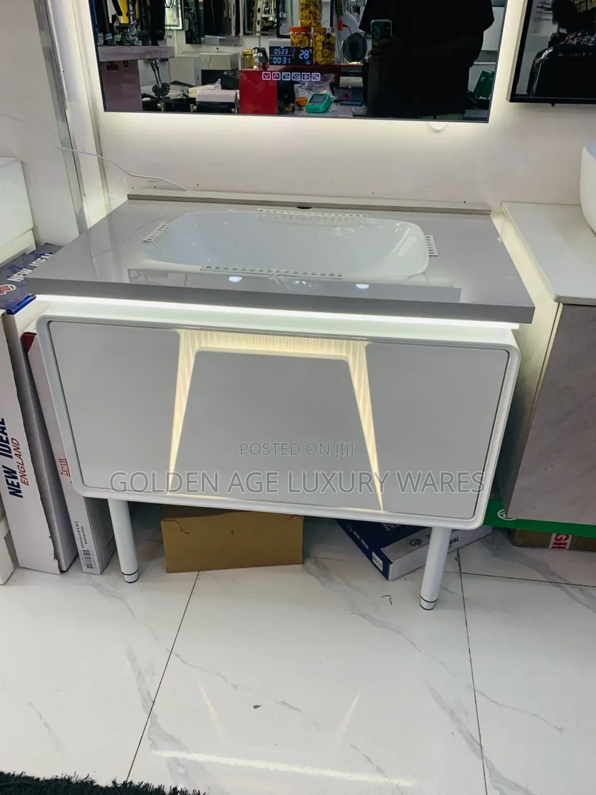 Luxury Single Cabinet Set(White)