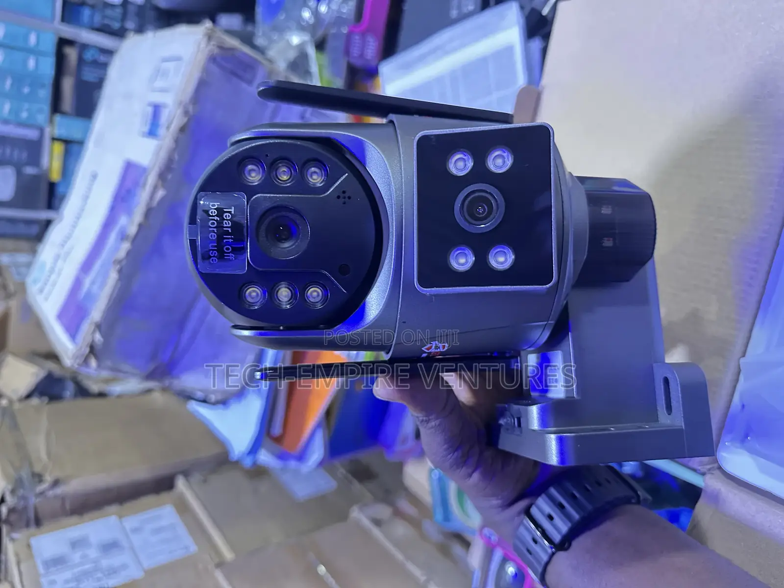 Dual Lens Solar PTZ Camera