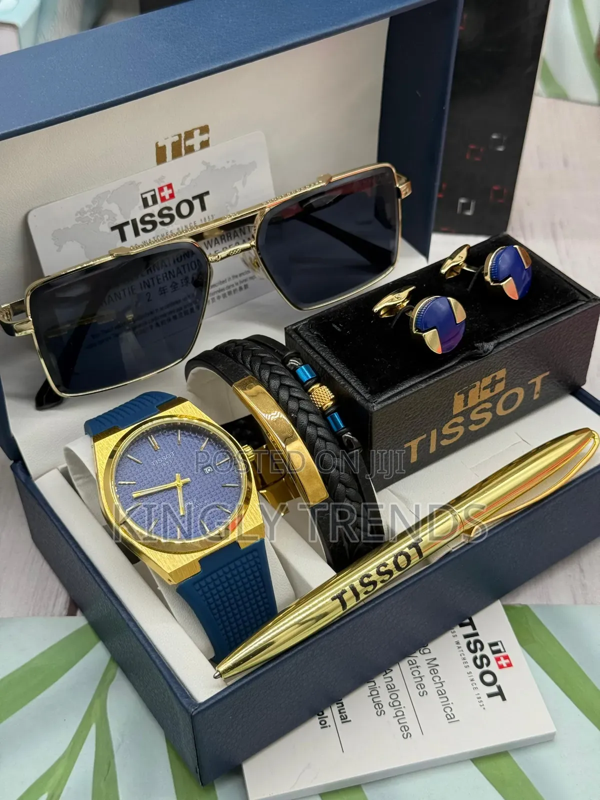 Exclusive Tissot Rubber Masculine Set