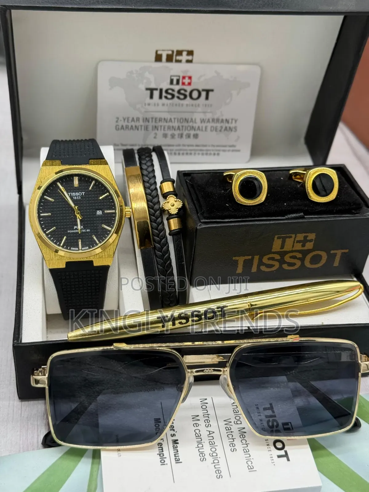 Exclusive Tissot Rubber Masculine Set