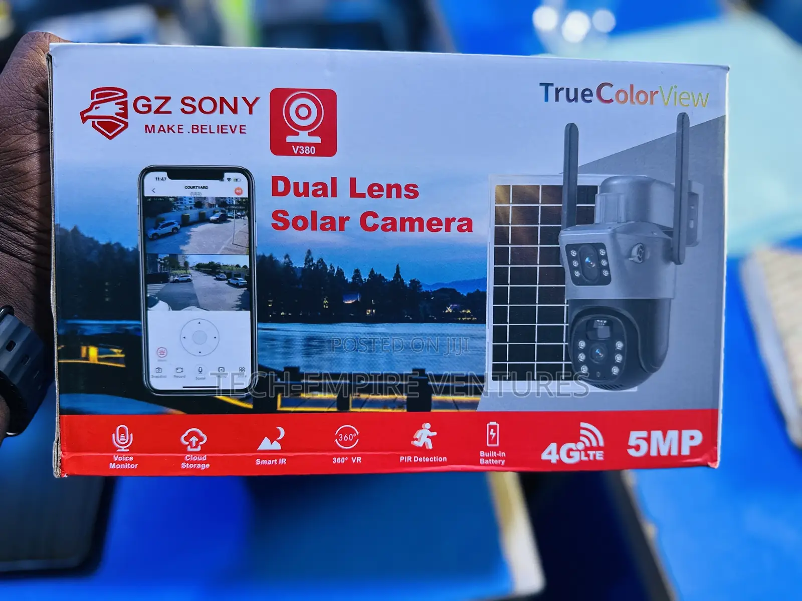 Gz Sony Dual Lens Solar CCTV