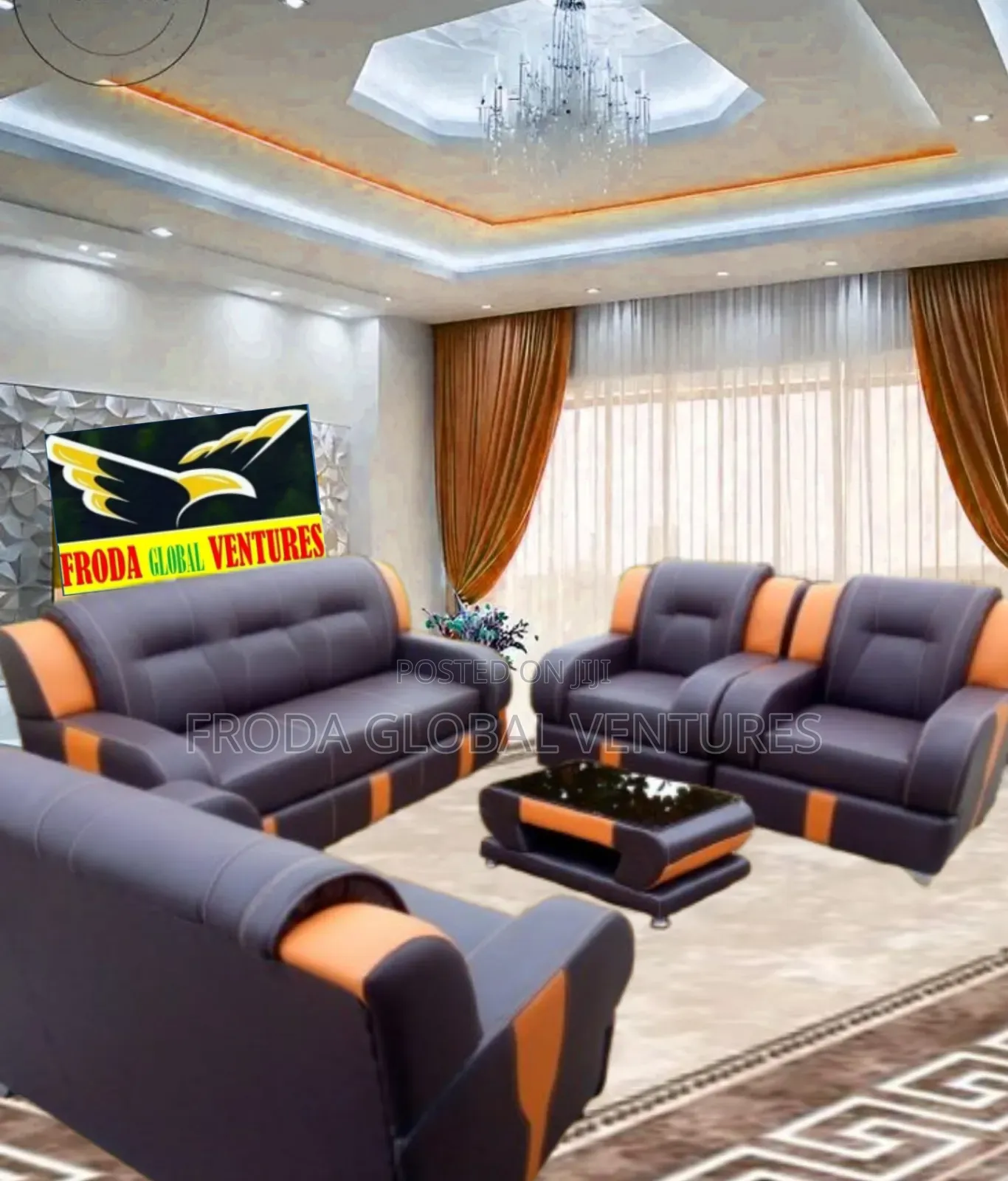Quality Couch of 7 Seaters Sofa Chairs and Table. Phla05