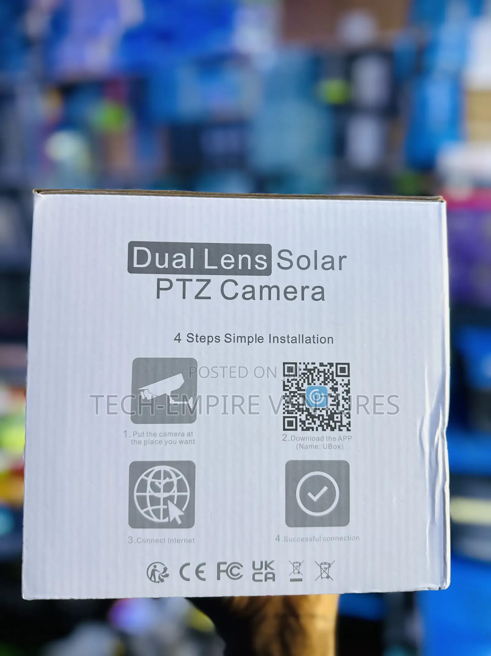 Gz Sony Dual Lens Solar PTZ CCTV 5mp