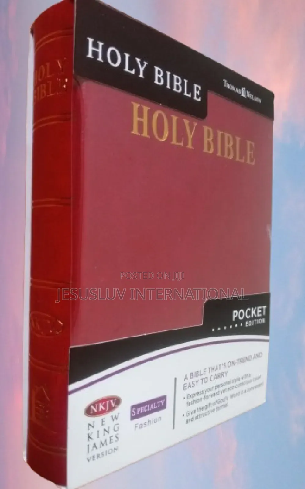 Holy Bible: NKJV Compact ( Pocket Edition) Leathersoft -
