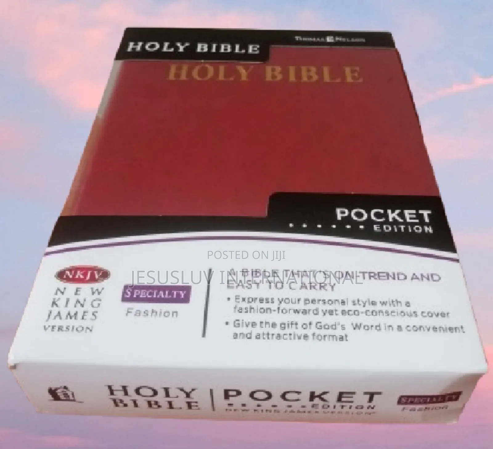 Holy Bible: NKJV Compact ( Pocket Edition) Leathersoft -