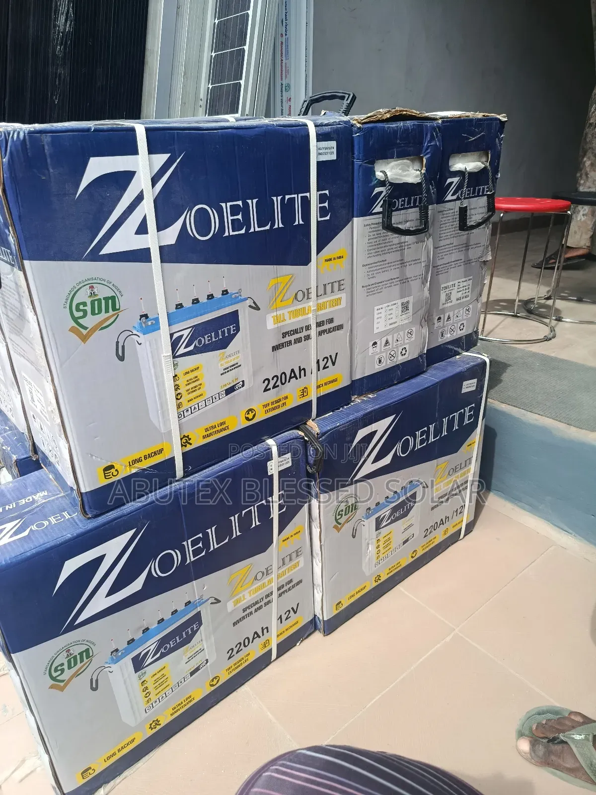 220ah 12v Tubular Battery Indian Battery