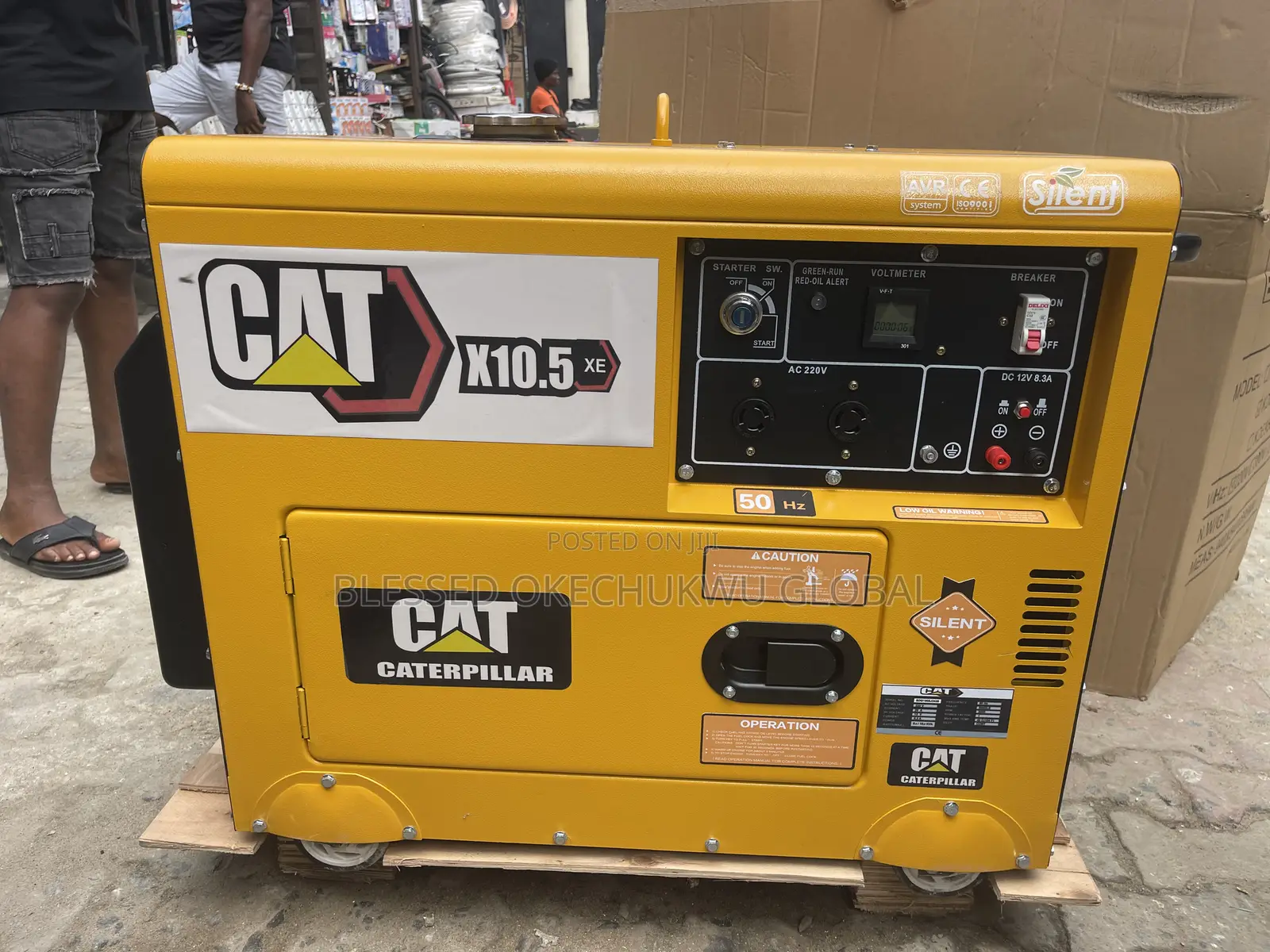 10.5kva Cat Caterpillar Soundproof Generator With Warranty