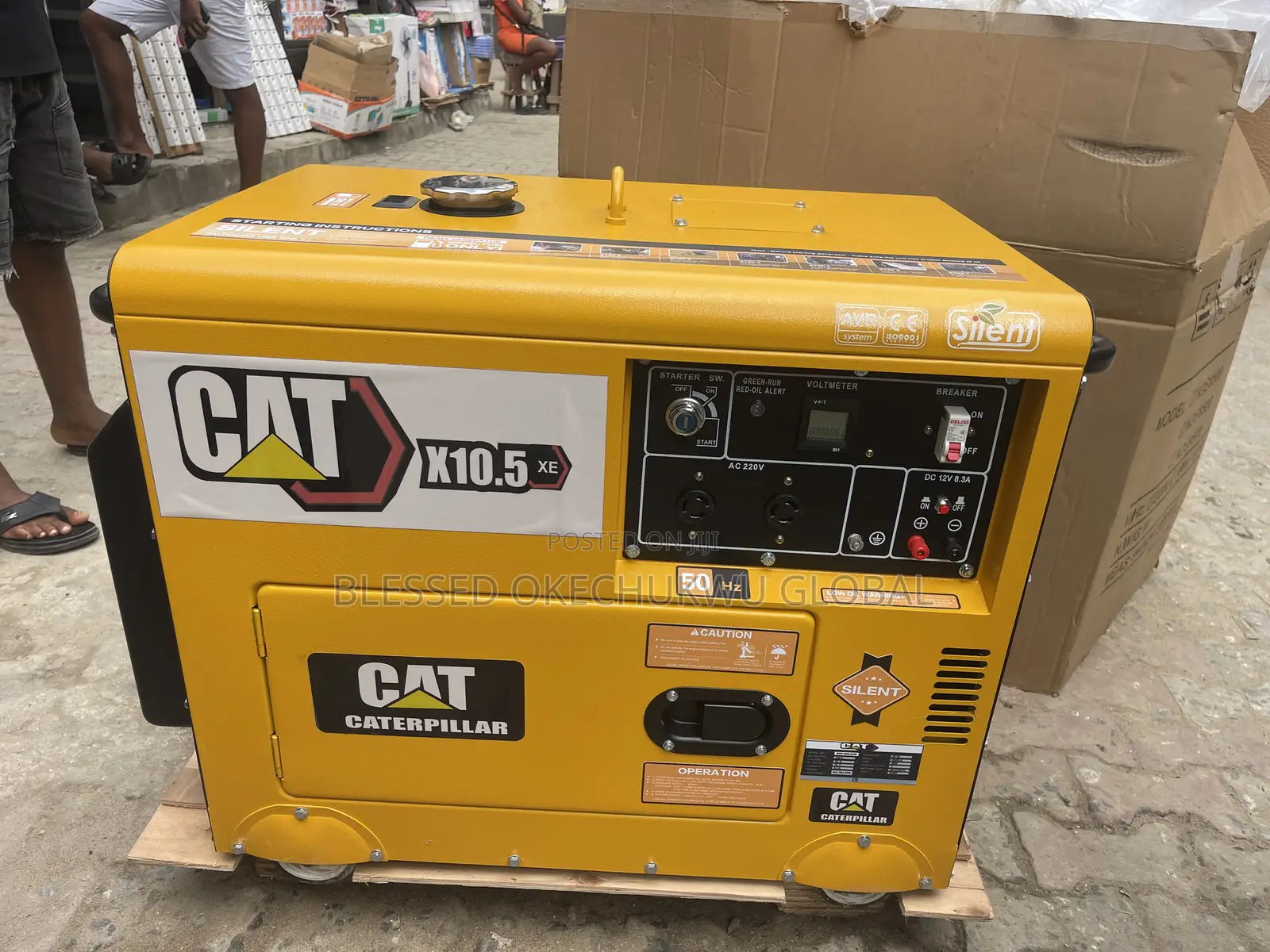 10.5kva Cat Caterpillar Soundproof Generator With Warranty