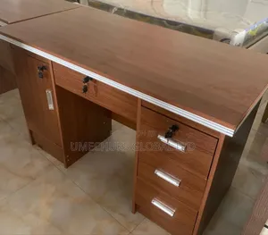 Quality Executive Office Table With Attached Drawers