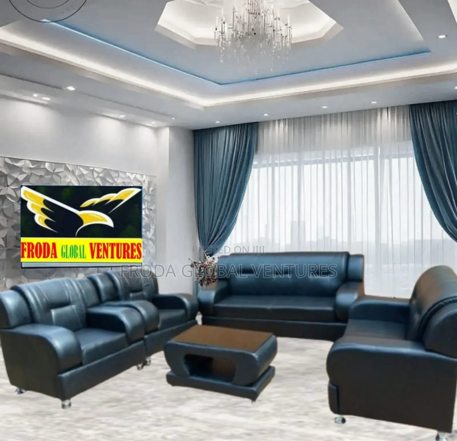 Quality Couch of 7 Seaters Sofa Chairs and Table. Phbll05