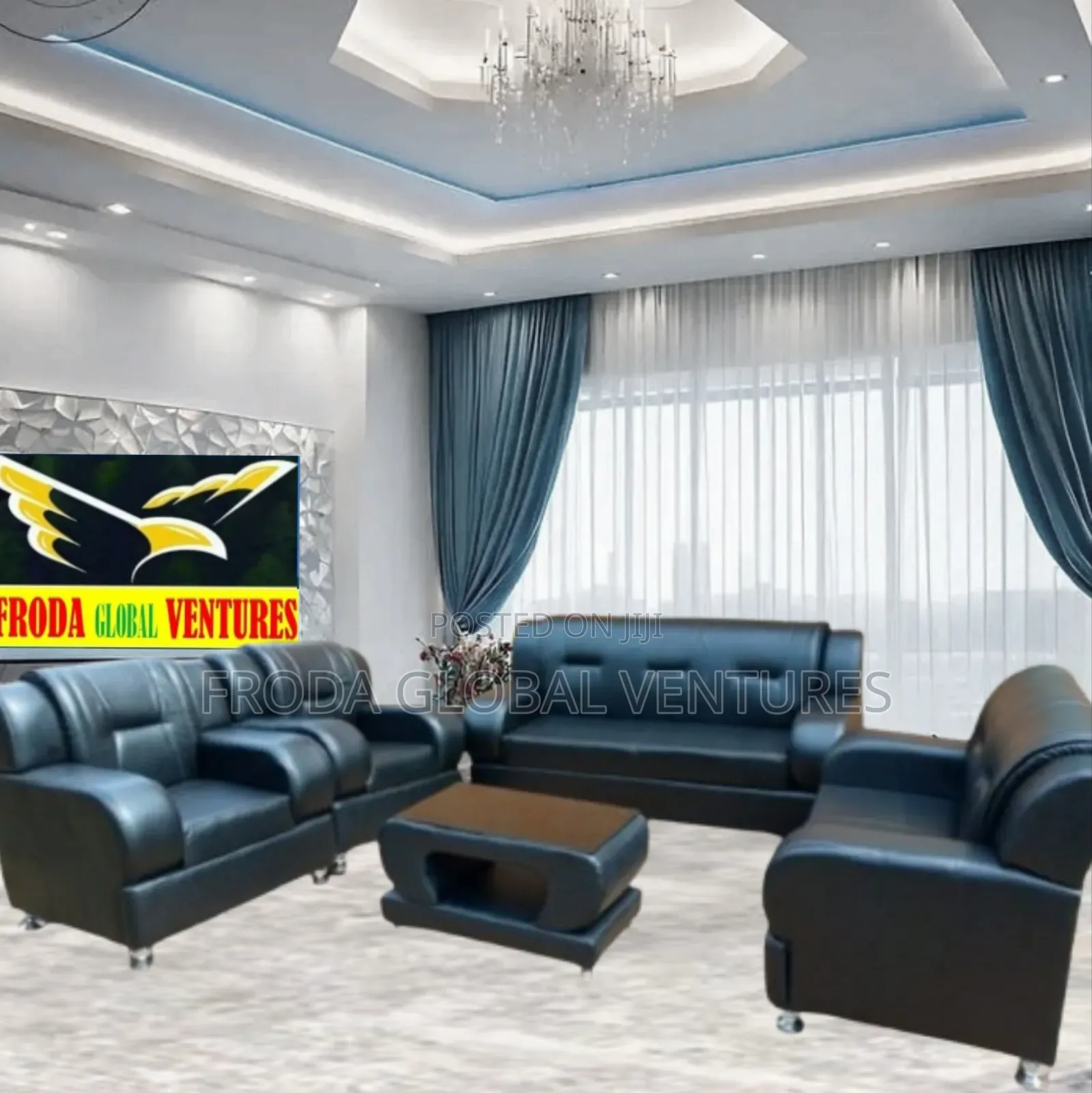 Quality Couch of 7 Seaters Sofa Chairs and Table. Phbll06