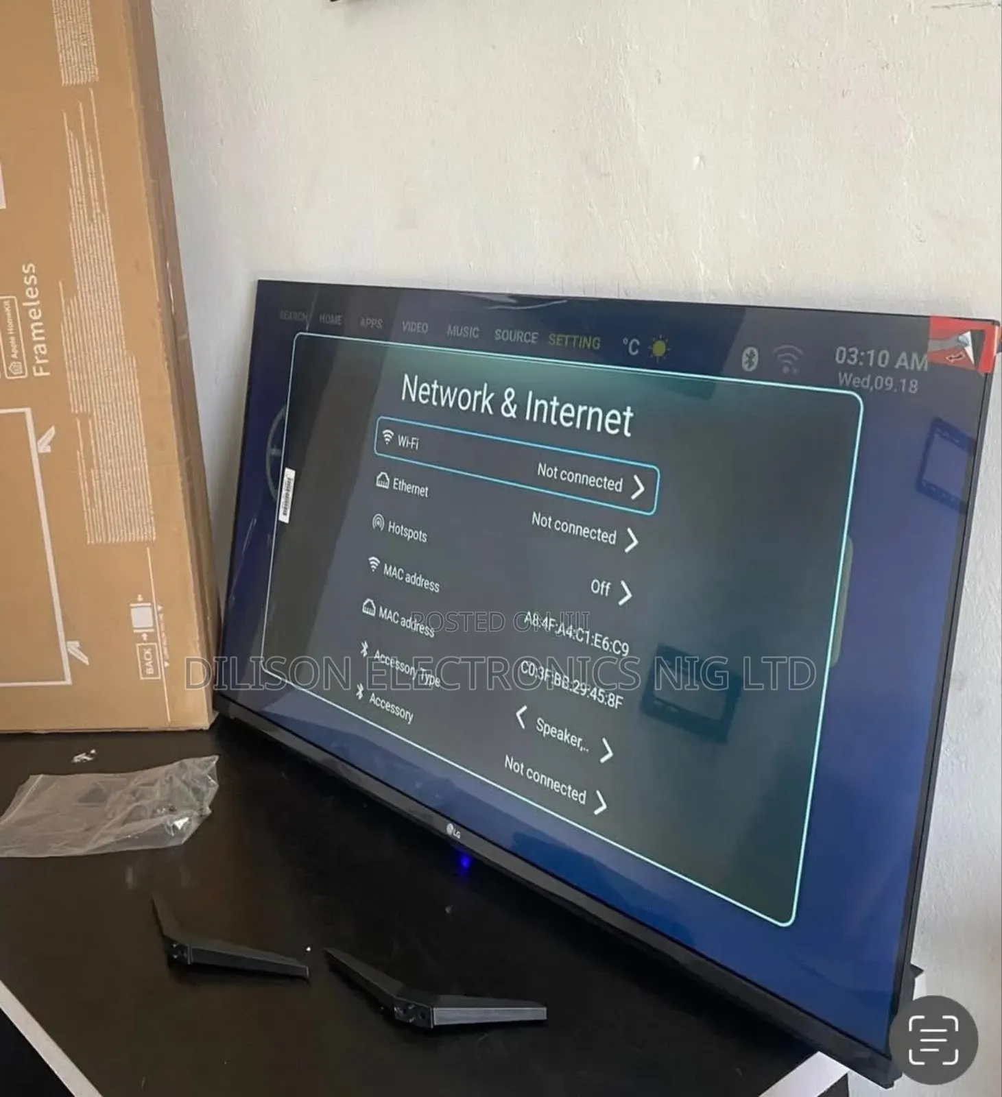 Smart View Lg 50" Television