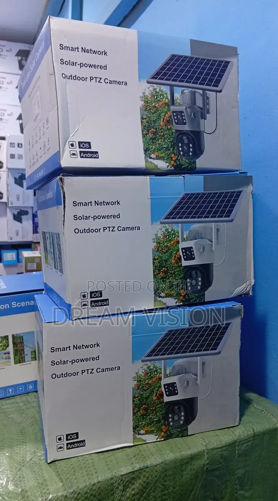 8mp Solar Powered Auto Track Dual Lens CCTV Camera