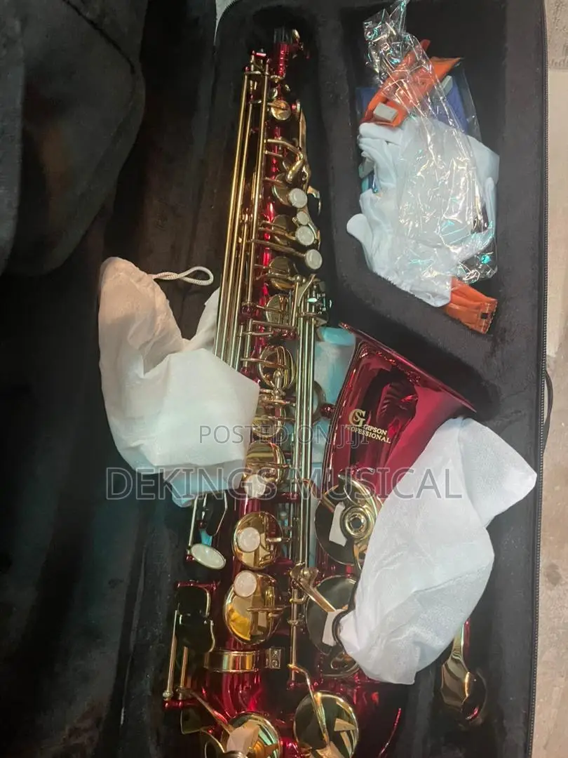 Gibson Professional Alto Saxophone Gold Red Sax