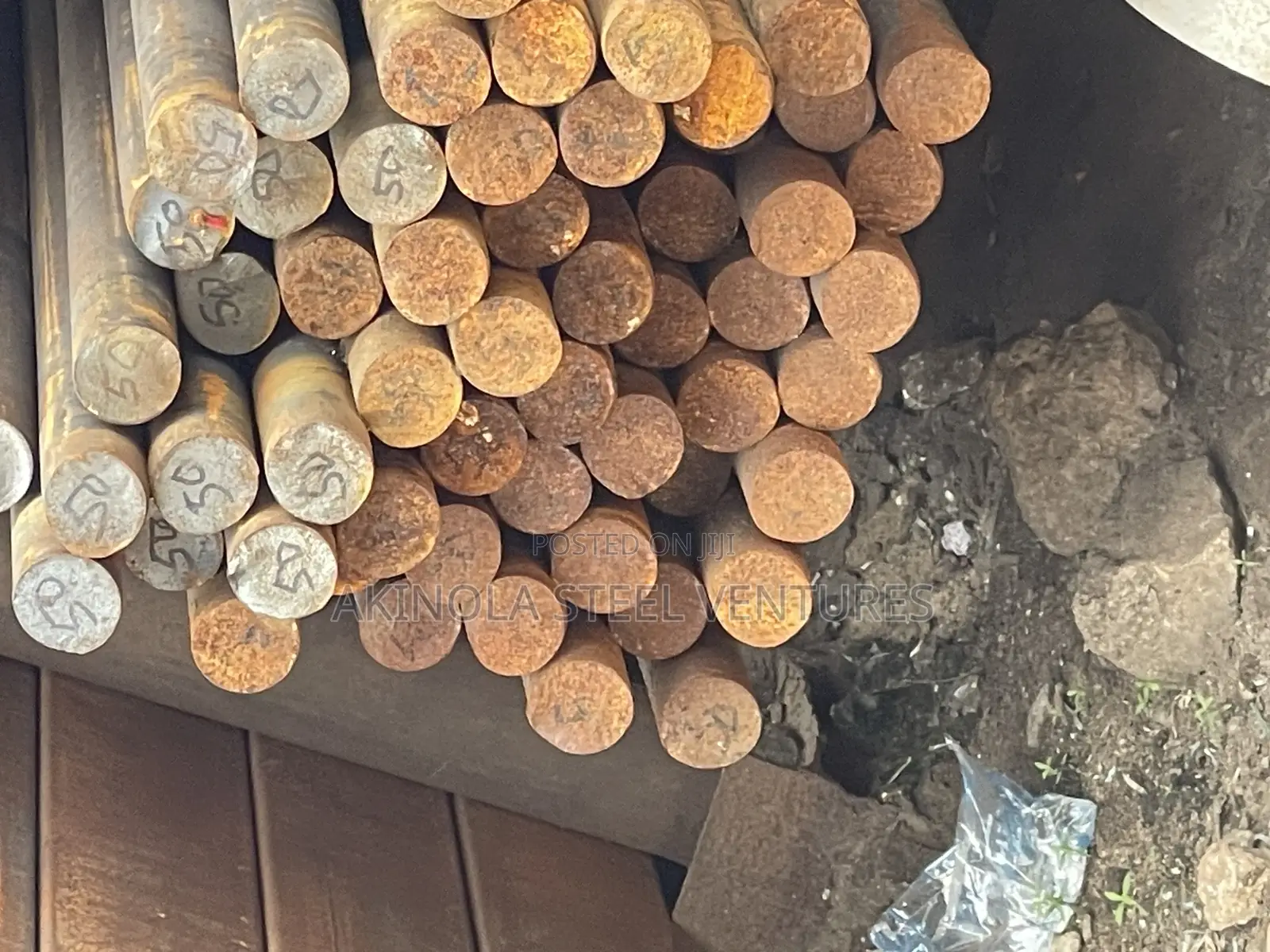 50mm Mild Steel Plain Rod
