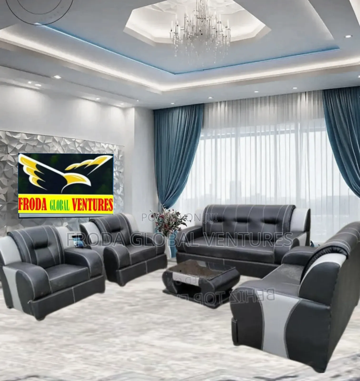 Quality Couch of 7 Seaters Sofa Chairs and Table. Phbll12