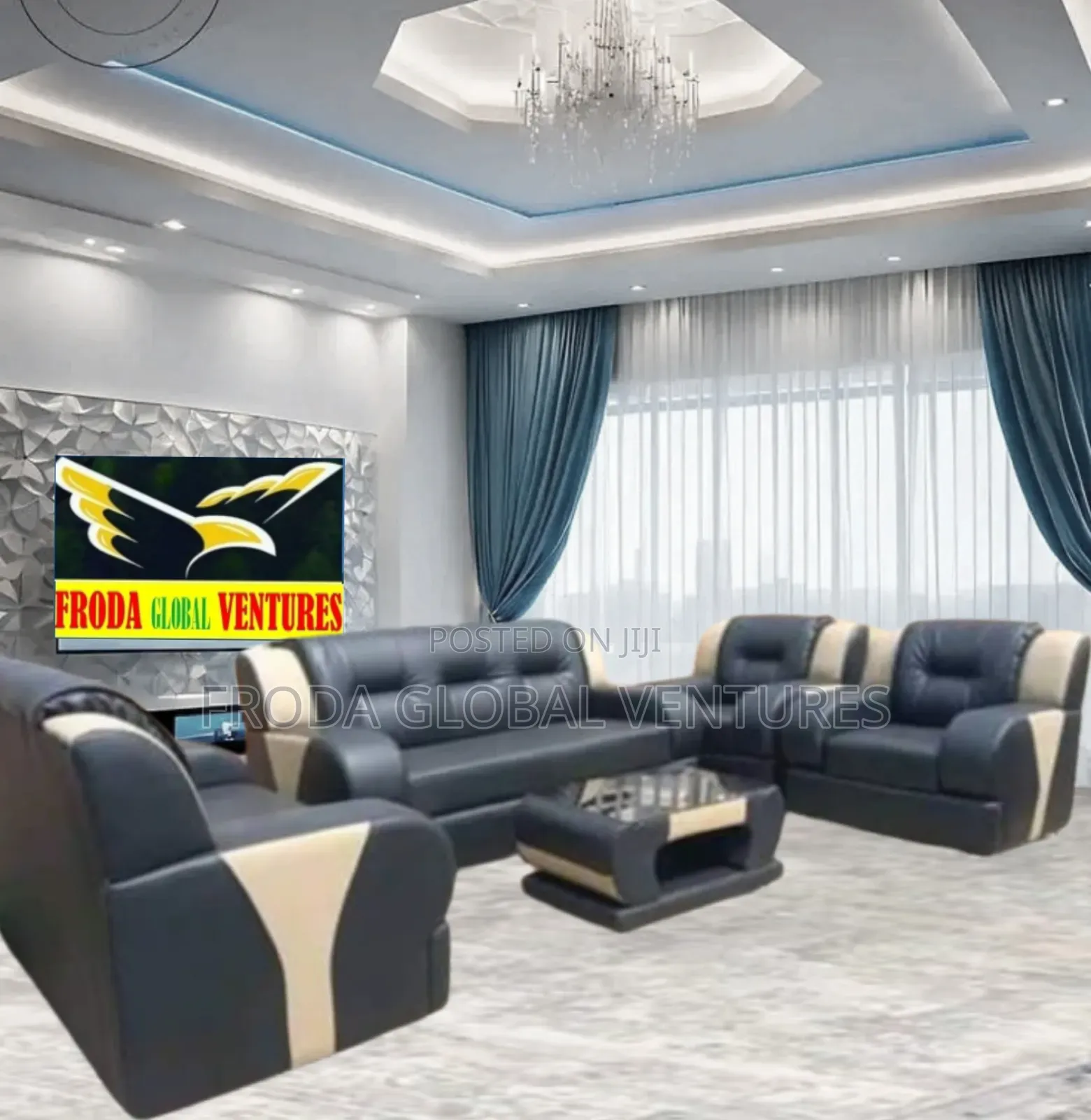 Quality Couch of 7 Seaters Sofa Chairs and Table. Phbll14