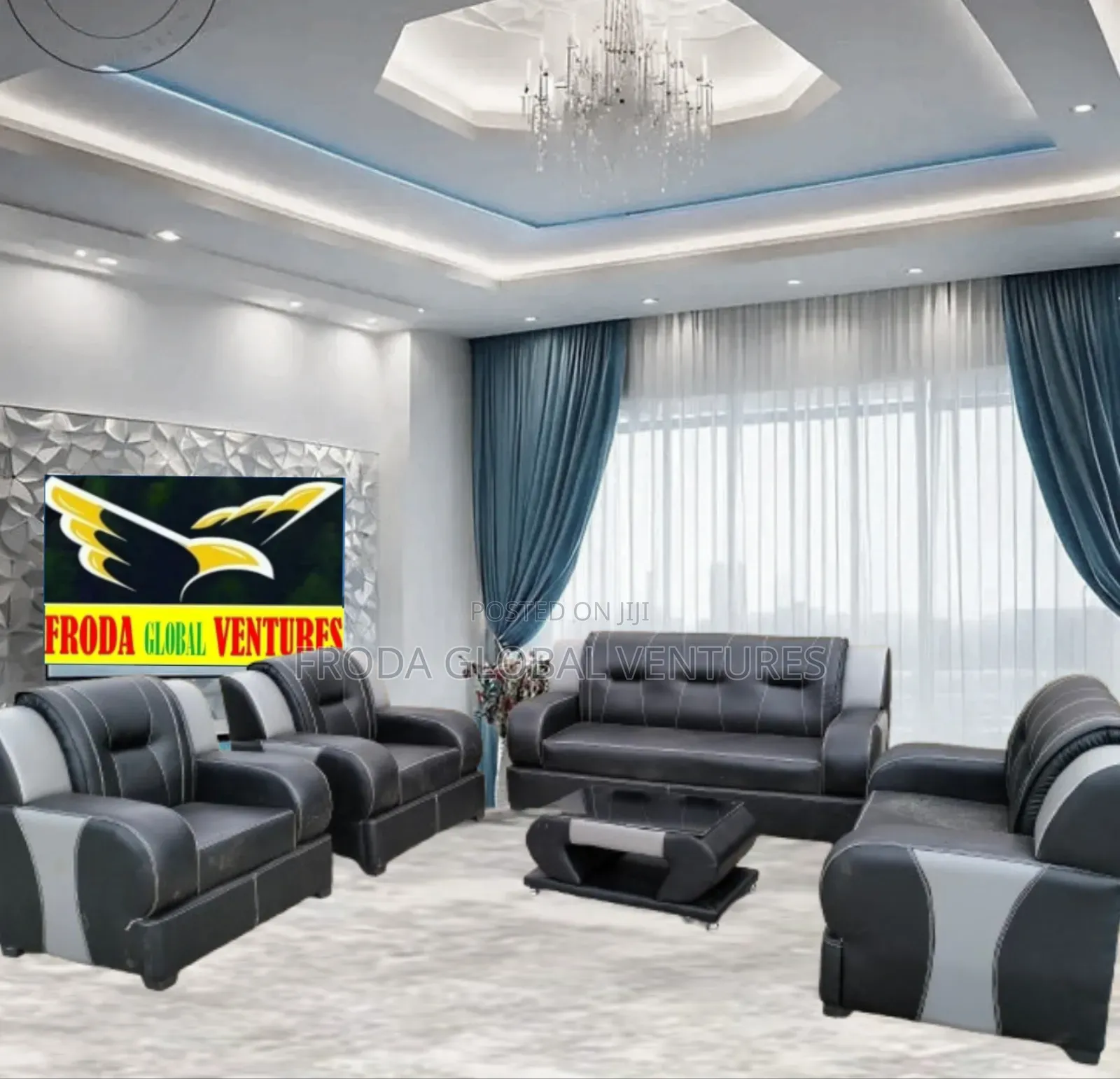 Quality Couch of 7 Seaters Sofa Chairs and Table. Phbll15