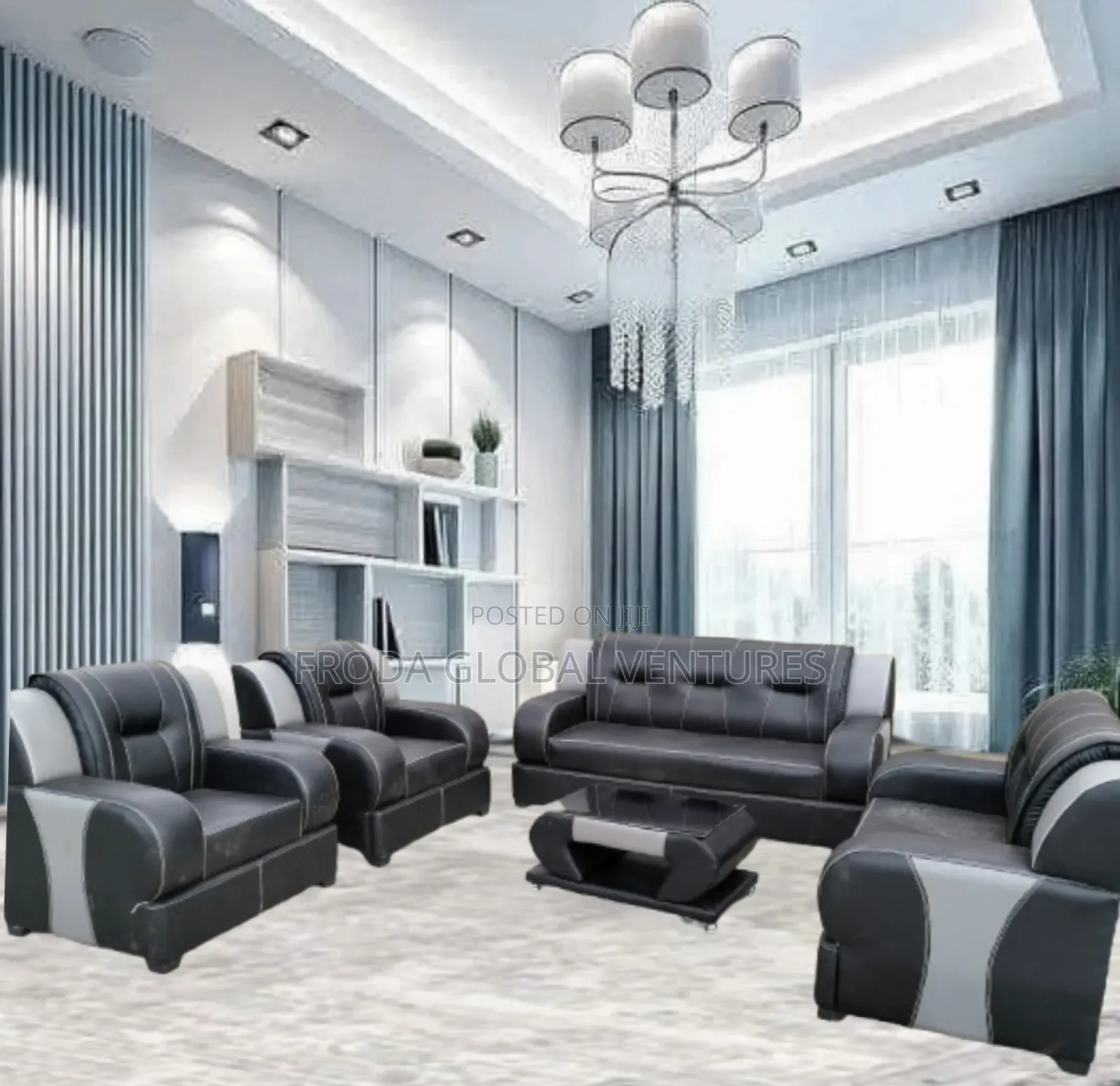 Quality Couch of 7 Seaters Sofa Chairs and Table. Phbll19