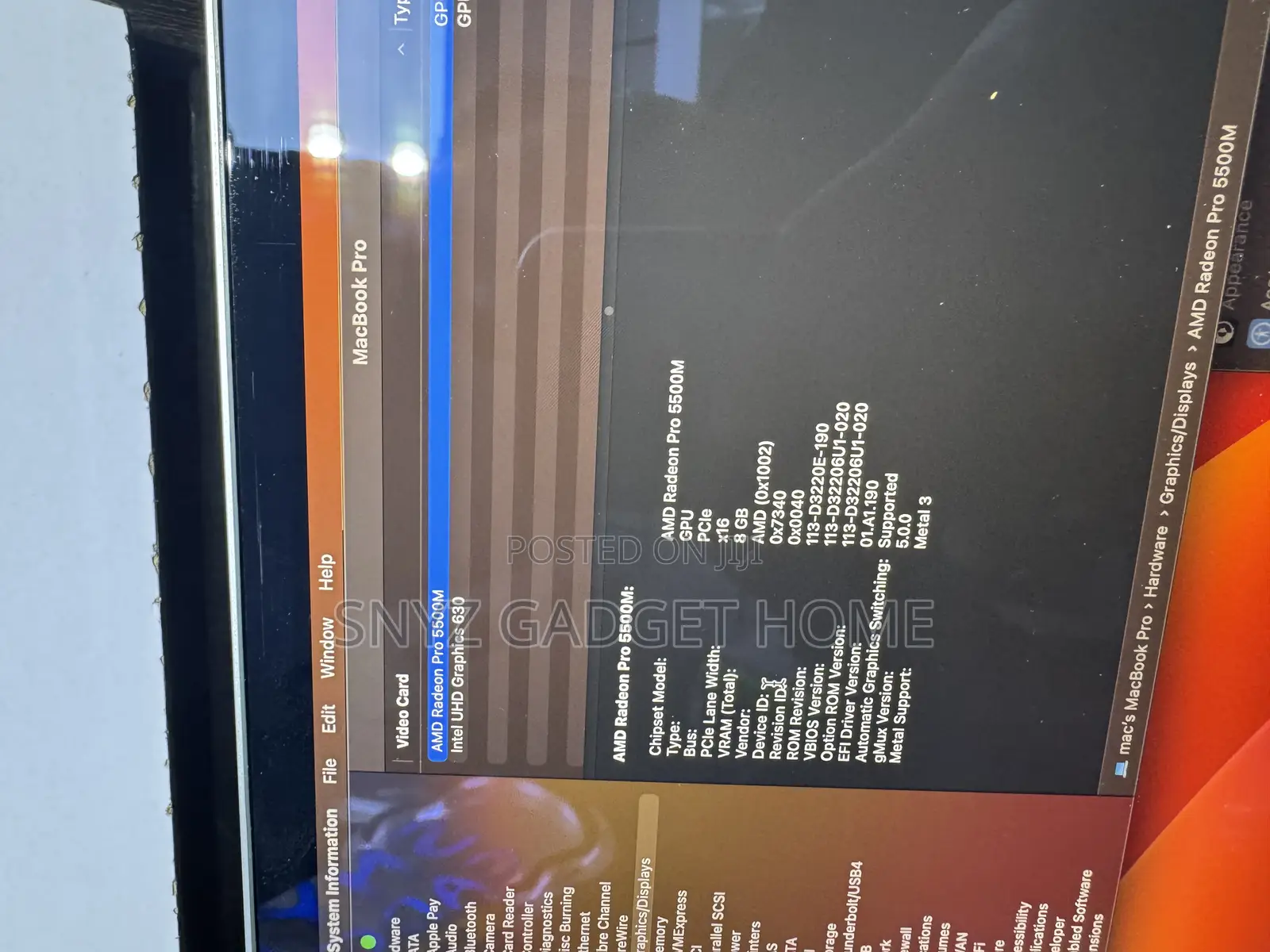 Laptop Apple MacBook Pro 2019 64GB Intel Core I9 SSD 1T