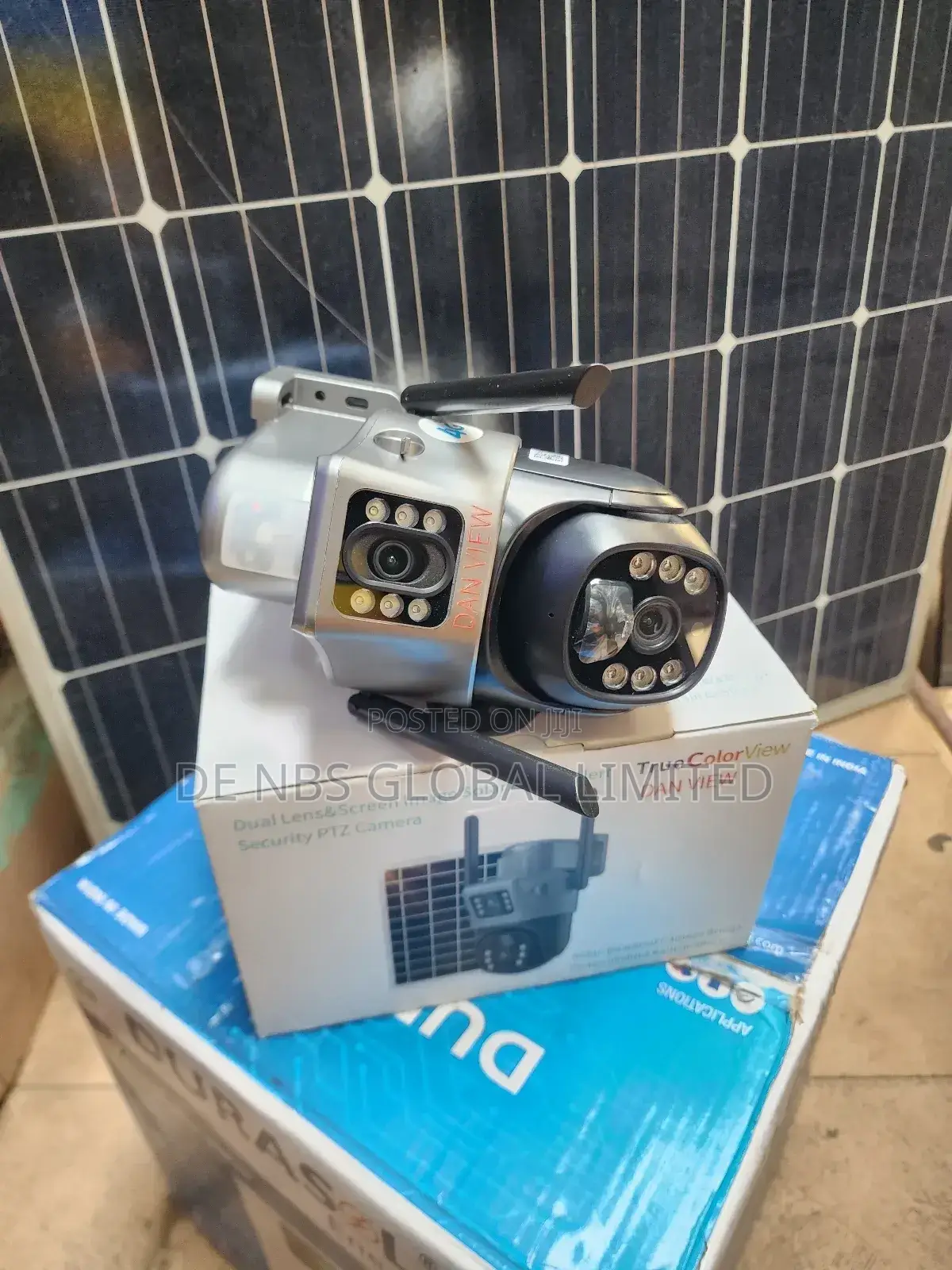 PTZ 4g Dual Lens Solar CCTV Alert Camera Outdoor