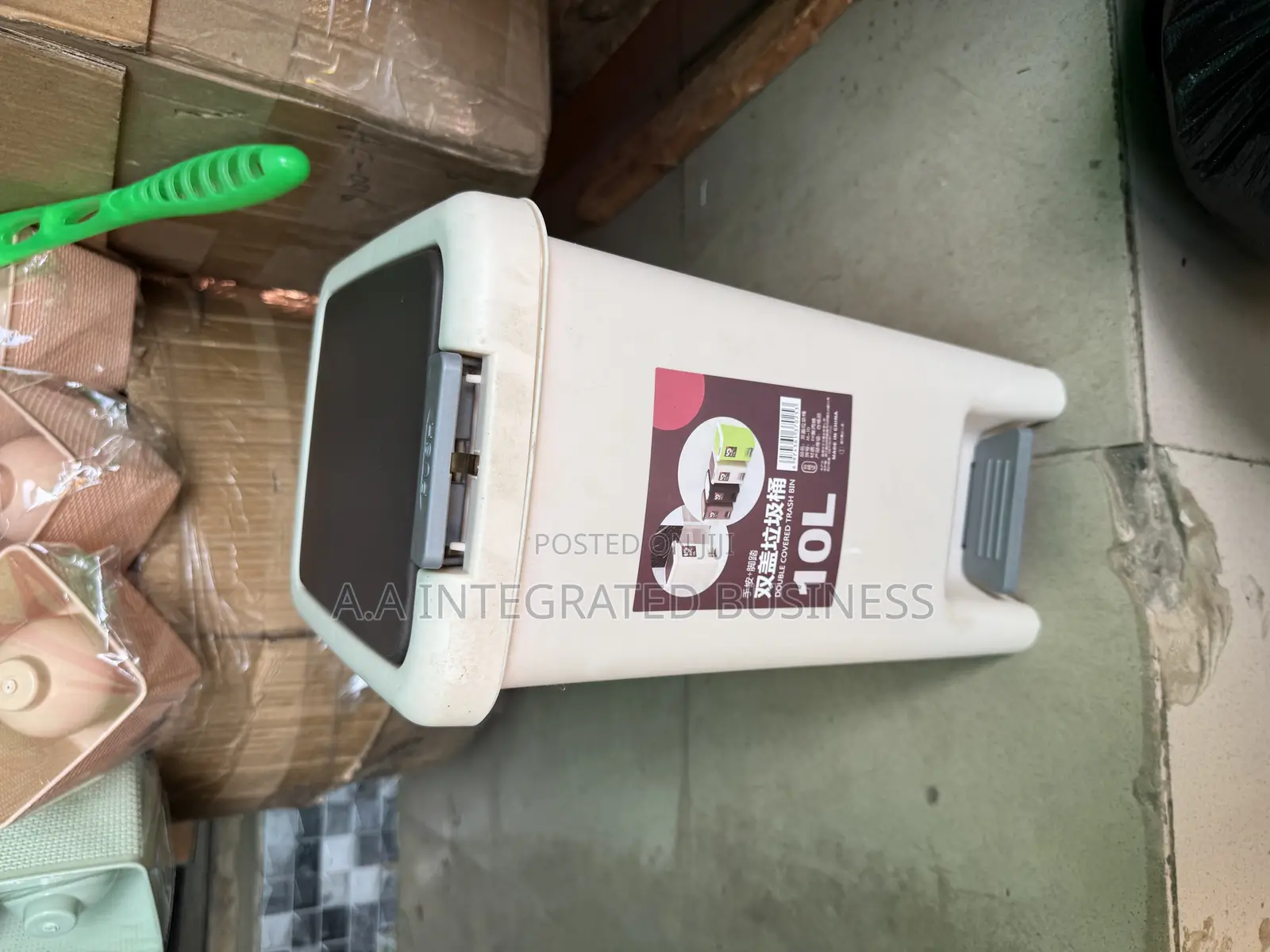 Industrial 10 Liters Waste Bin