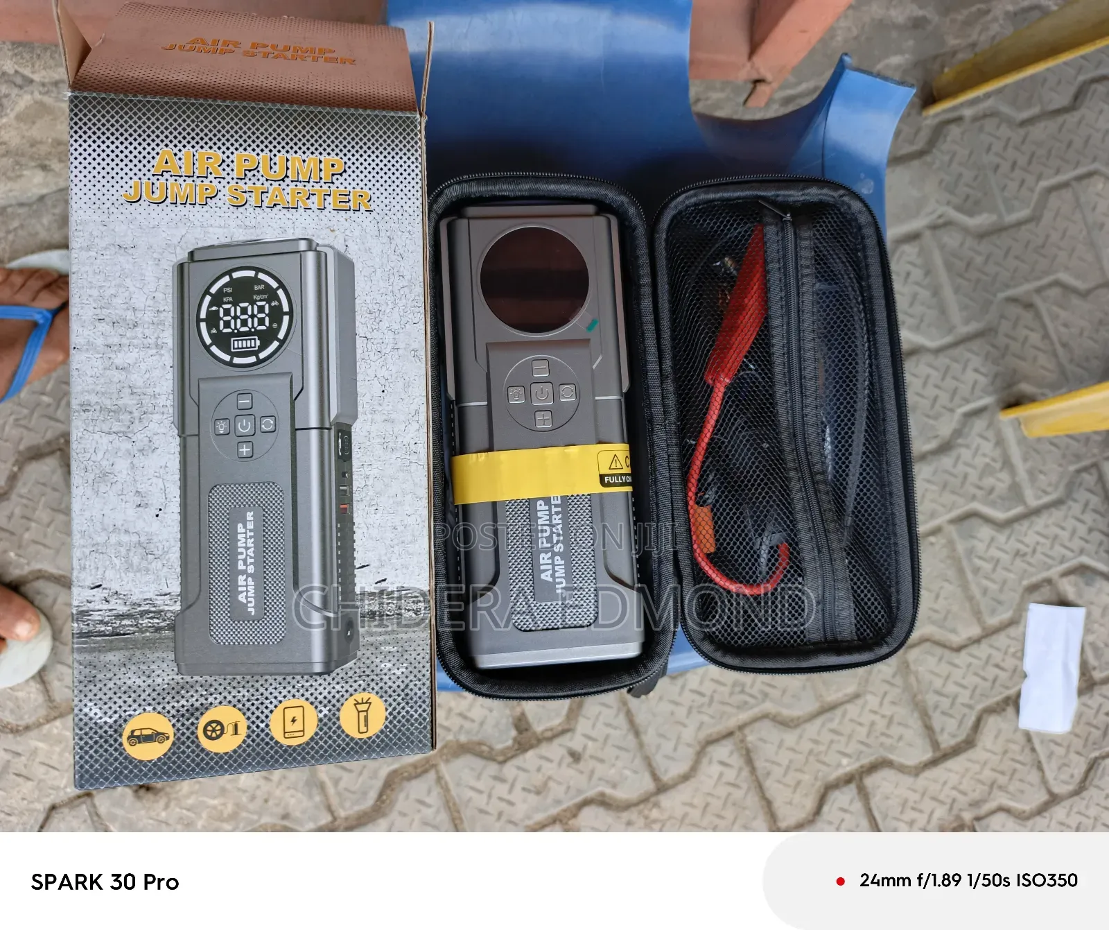 3in1 Portable Jumpstarter With Tyre Inflector Pump