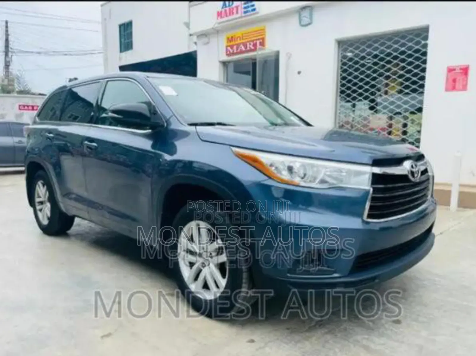 Toyota Highlander LE V6 4x4 (3.5L 6cyl 6A) 2016 Blue