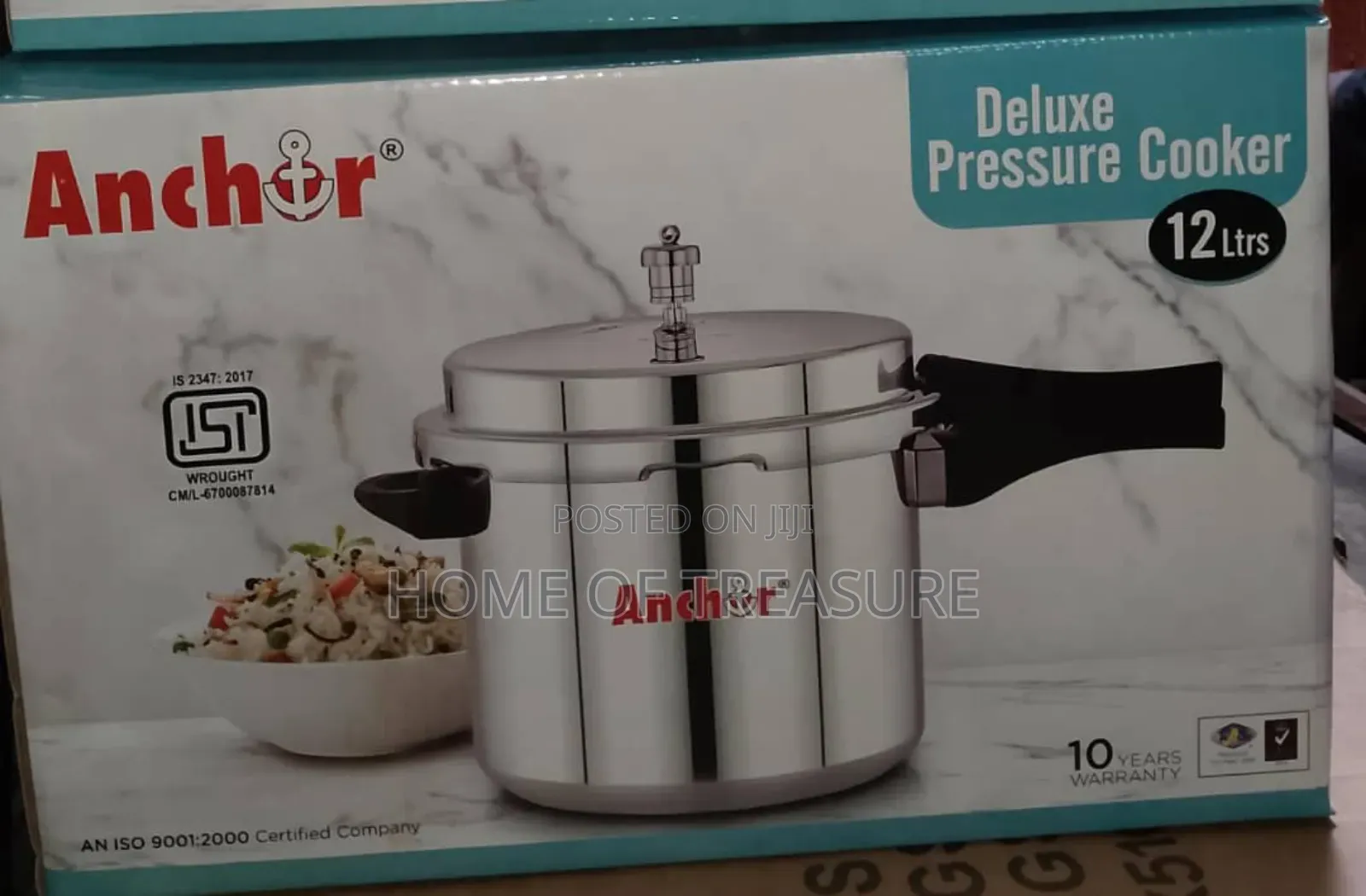 Anchor Deluxe Pressure Cooker 12litres Capacity