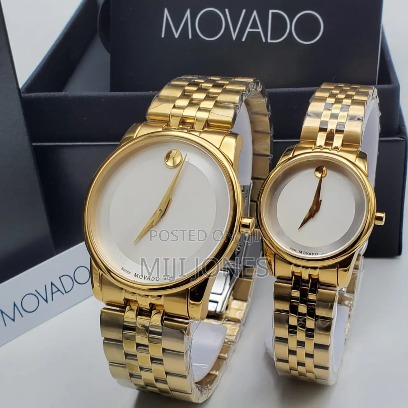 "Movado Inspired His Hers Chain Watch